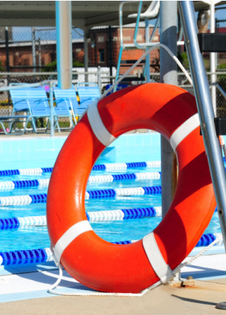 Inflatable ring for water safety online